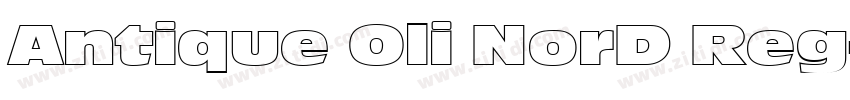 Antique Oli NorD Reg字体转换